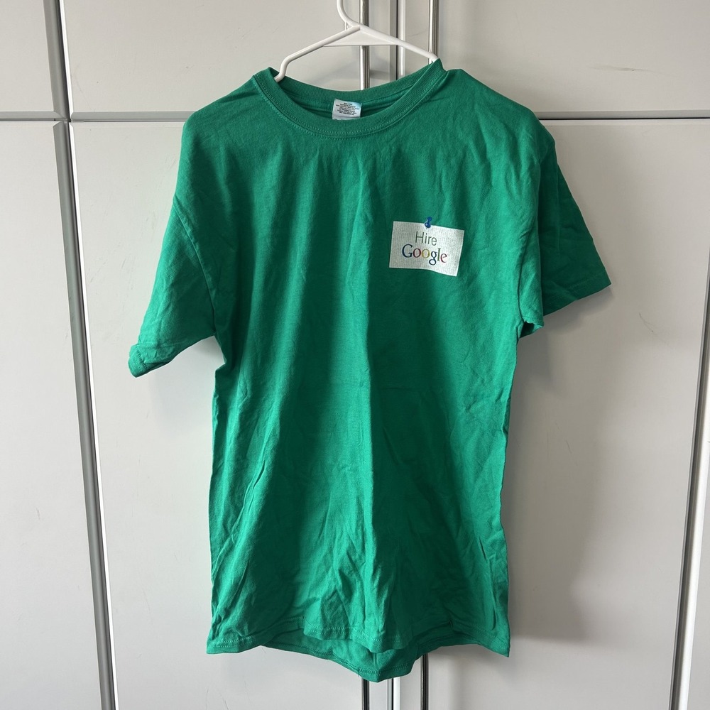Google Boise Idaho July 2010 Tech T-Shirt Green Mens Medium Gildan Ultra Cotton